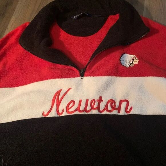 Vintage 3/4 quarter zip fleece pullover - Picture 2 of 3